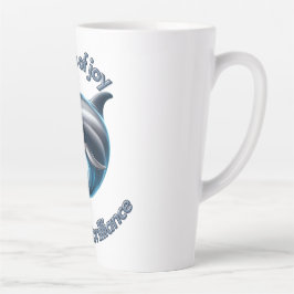 Caneca De Café Latte Um Salto de Alegria: Celebrando a Inteligência de