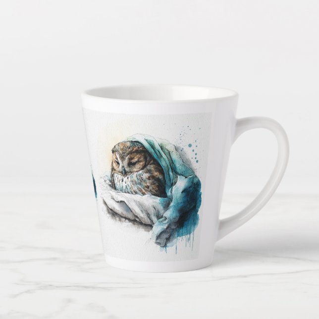 Caneca De Café Latte Uma Boa Noite Latino (Direita)