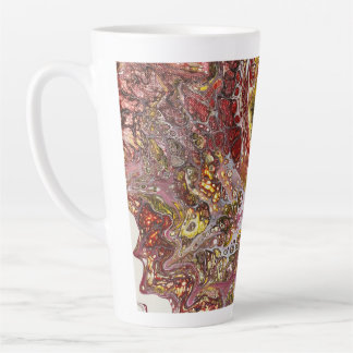 Caneca De Café Latte Uma caneca colorida para seu café favorito!