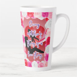 Caneca De Café Latte Uma história de amor de mãe