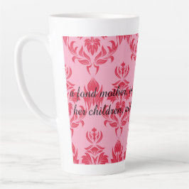 Caneca De Café Latte Uma mãe carinhosa engole qualquer coisa