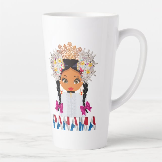Caneca De Café Latte Una taza muy panameña (Direita)