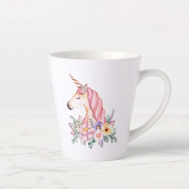 Caneca De Café Latte Unicorn (Direita)