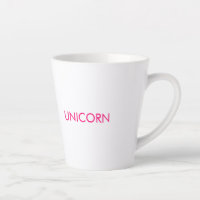 "Unicorn" - cor-de-rosa-quente minimalista