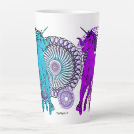 Caneca De Café Latte Unicorn Magic