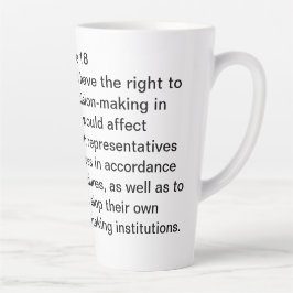 Caneca De Café Latte UNIDRIP Artigo 18