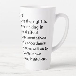 Caneca De Café Latte UNIDRIP Artigo 18