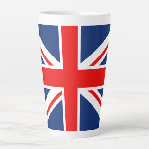 Caneca De Café Latte Union Jack Latte Mug