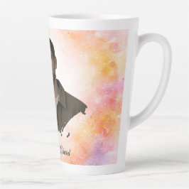 Caneca De Café Latte Upload His Photo- Personalized Custom Gift for Him