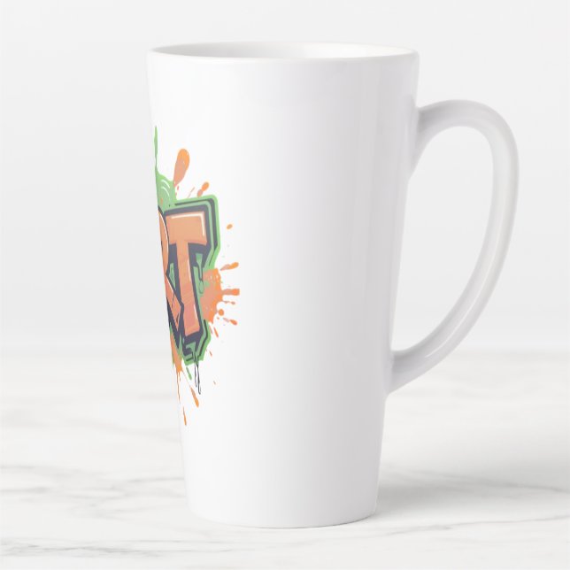 Caneca De Café Latte Urban Splash Art Graffiti Pulse Bold Street Expres (Direita)