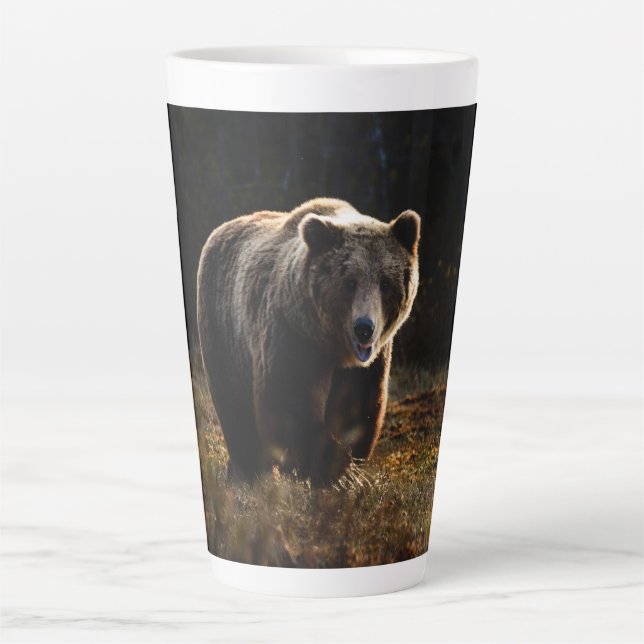 Caneca De Café Latte Urso (Frente)