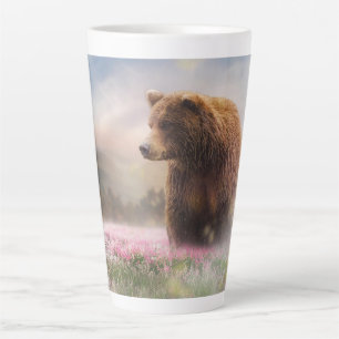 Caneca De Café Latte Urso 17oz