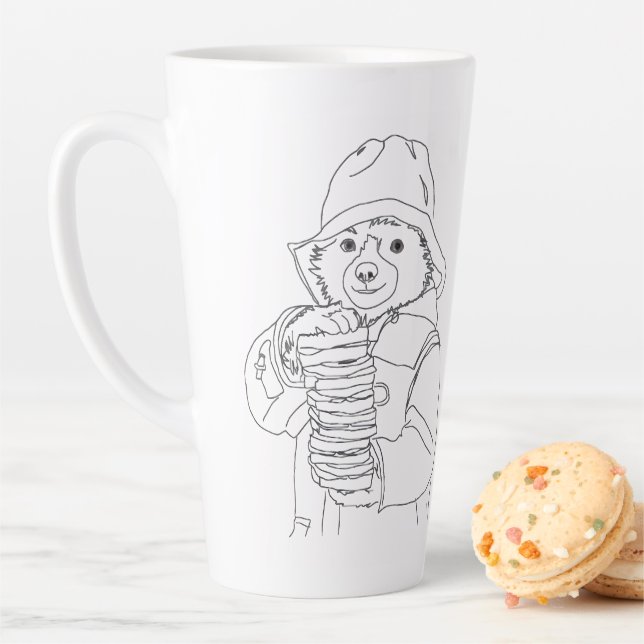 Caneca De Café Latte Urso com Sanduíches (In Situ)