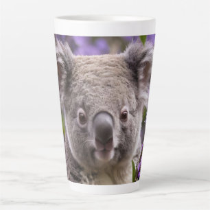 Caneca De Café Latte Urso Purple Jacaranda Koala