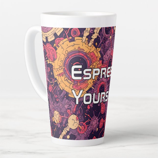 Caneca De Café Latte V-Pulse 6 Latte (Ângulo esquerdo)
