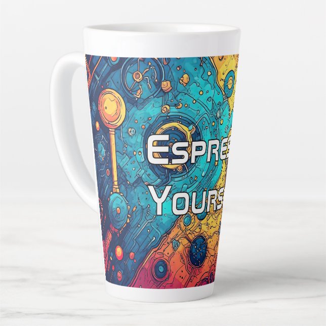 Caneca De Café Latte V-Pulse 7 Latte (Ângulo esquerdo)