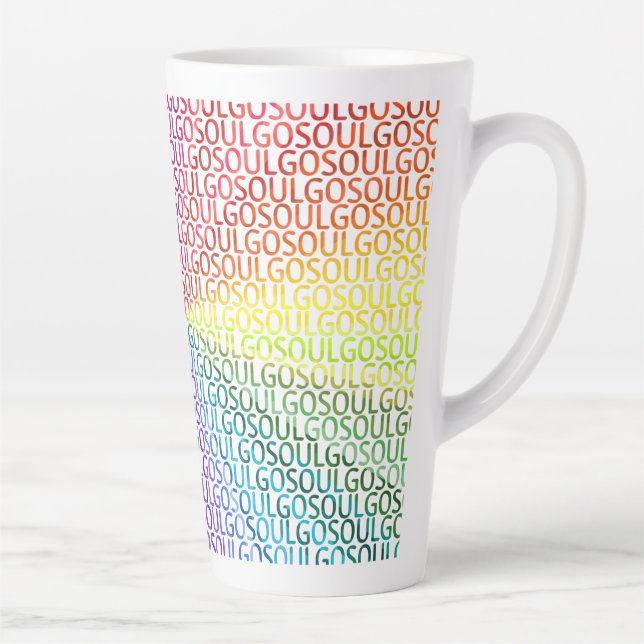 Caneca De Café Latte Vá Alma (Direita)