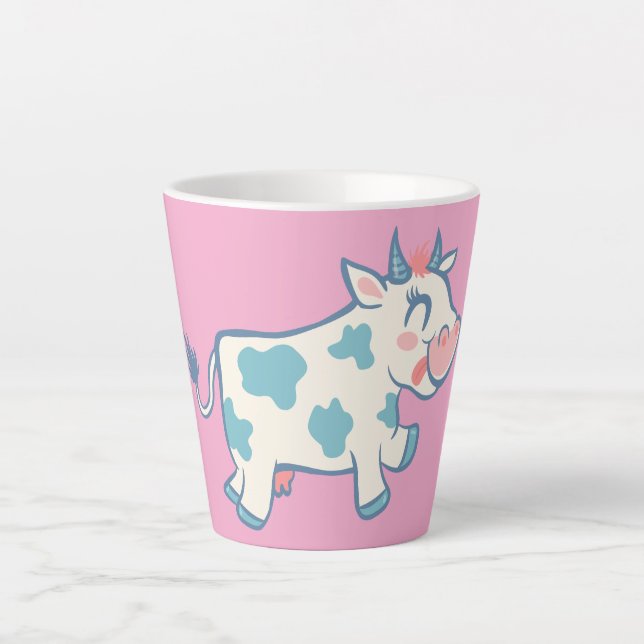 Caneca De Café Latte Vaca-branca (Frente)