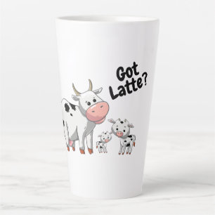 Caneca De Café Latte Vacas Latte