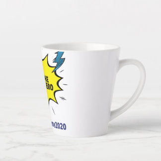 Caneca De Café Latte Vacina - Super-herói Mug