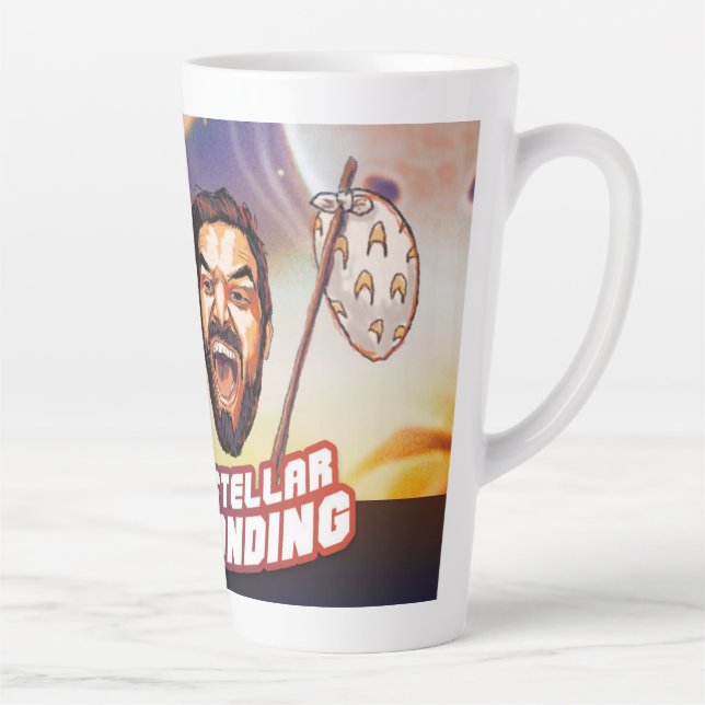 Caneca De Café Latte Vagabundo Latte Mug (Direita)