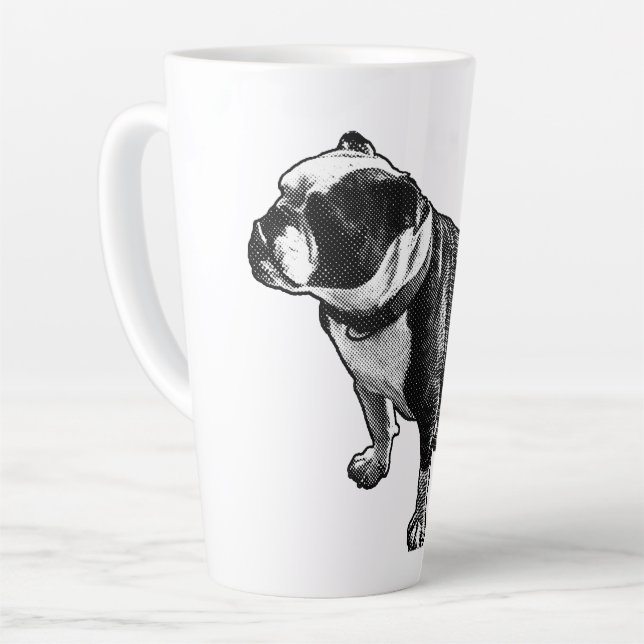 Caneca De Café Latte Vagaroso Vem Facilmente (Ângulo esquerdo)