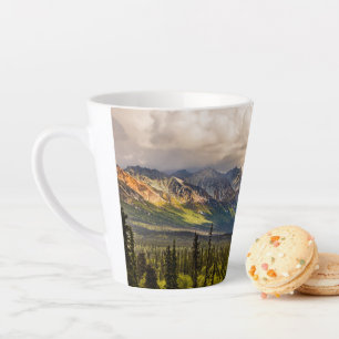 Caneca De Café Latte Vale de Matanuska, sudeste do Alasca #2