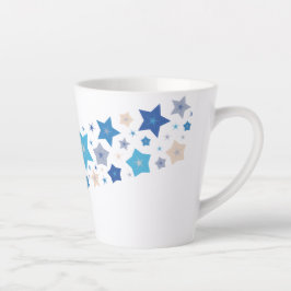 Caneca De Café Latte Valsa Celestial (Diagonal)