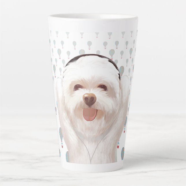 Caneca De Café Latte Vamos Música (Frente)