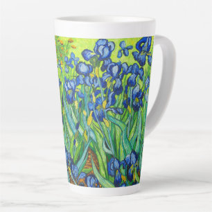 Caneca De Café Latte Van Gogh Irises