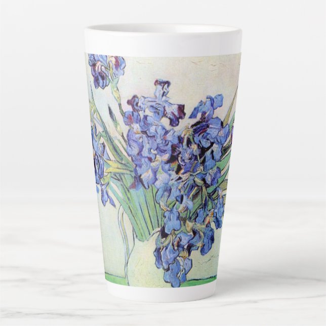 Caneca De Café Latte Vase "Ainda viva" com irrisões de Vincent van Gogh (Frente)