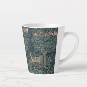 Caneca De Café Latte Vegetação, Tapeçaria da Era Vitoriana por Henry De