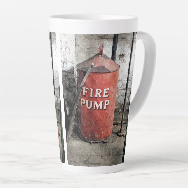 CANECA DE CAFÉ LATTE VELHA INGLATERRA (Ângulo direito)