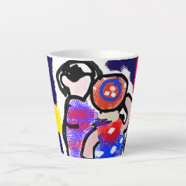 Caneca De Café Latte Ver fogo de artifício