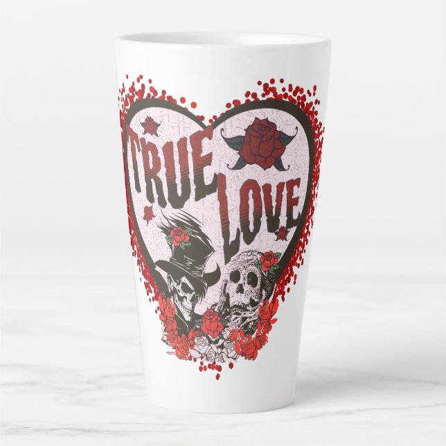 Caneca De Café Latte Verdadeiro Casal (Frente)
