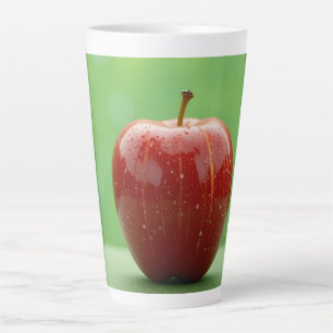 Caneca De Café Latte Vermelho Perfeito da Natureza
