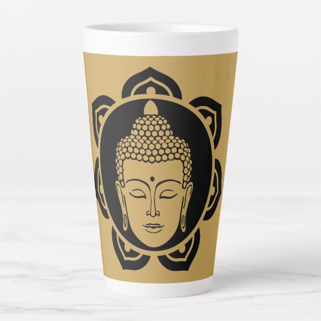 Caneca De Café Latte Vesak Buddha Buda Purnima Dia Buda (Frente)