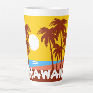 Caneca De Café Latte viagem do Havaí