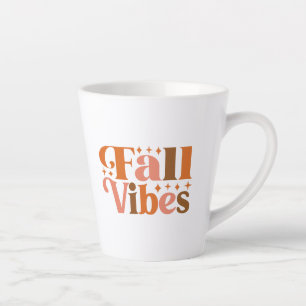 Caneca De Café Latte Vibes de queda