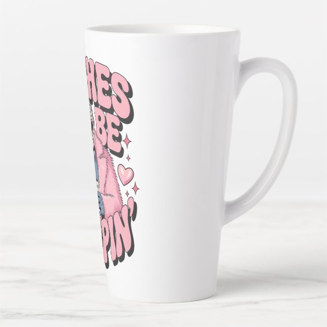 Caneca De Café Latte Vibes do Namorados da Killer (Direita)