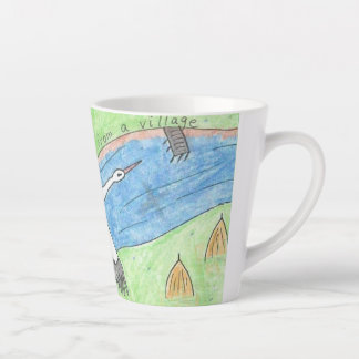 Caneca De Café Latte Vibrações da Aldeia