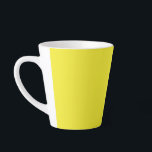 Caneca De Café Latte Vibrant Solid Yellow Background<br><div class="desc">A vibrant solid yellow background with a bright, clean texture—ideal for bold, modern, and uplifting design projects. Inject your design projects with energy and positivity using this Vibrant Solid Yellow Background – Bright Minimal Texture. Featuring a bold yet clean flat fill, this background radiates warmth, cheerfulness, and clarity. Its high-resolution...</div>