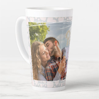 Caneca De Café Latte Víbulas positivas apenas adicionam fotos personali