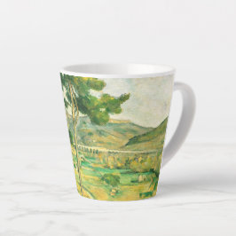 Caneca De Café Latte Victoire e o Viaduto Paul Cezanne