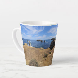 Caneca De Café Latte Victoria’s Bay of Islands Coastal Panorama
