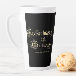 Caneca De Café Latte Vidro de Enchantagem e Glamours