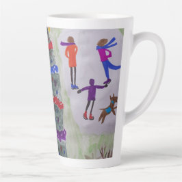 Caneca De Café Latte Village Latte Mug