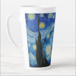 Caneca De Café Latte Vincent Van Gogh é a Noite Estrelada<br><div class="desc">Mergulhe na beleza hipnotizante da Noite Estrelada de Vincent Van Gogh com esta impressão de arte reprodutiva de alta qualidade. Possuir uma história artística e deixar o brilhantismo da obra-prima de Van Gogh iluminar os seus arredores.</div>