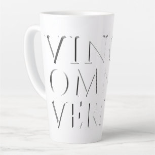 Caneca De Café Latte VINCIT OMNIA VERITAS - Lata Leve