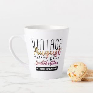 Caneca De Café Latte Vintage 1972, 50 Anos, Dons De 50º Aniversário